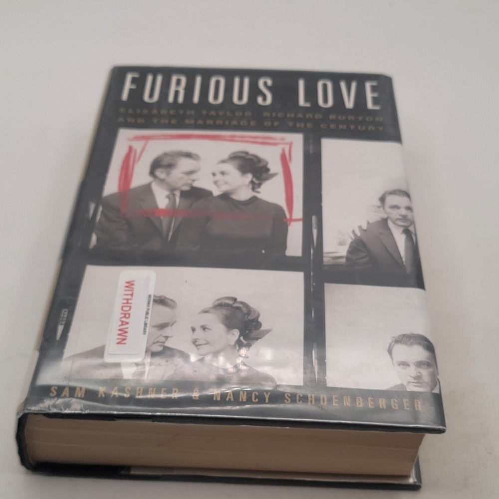 Sam Kashner Furious Love Hardcover First Edition Ex-Library Fair